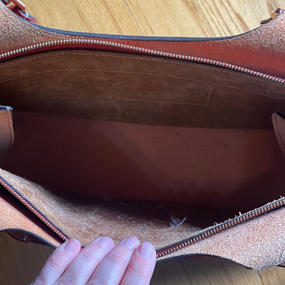 Boldrini Selleria Red Leather Bag - Picture 9 of 11
